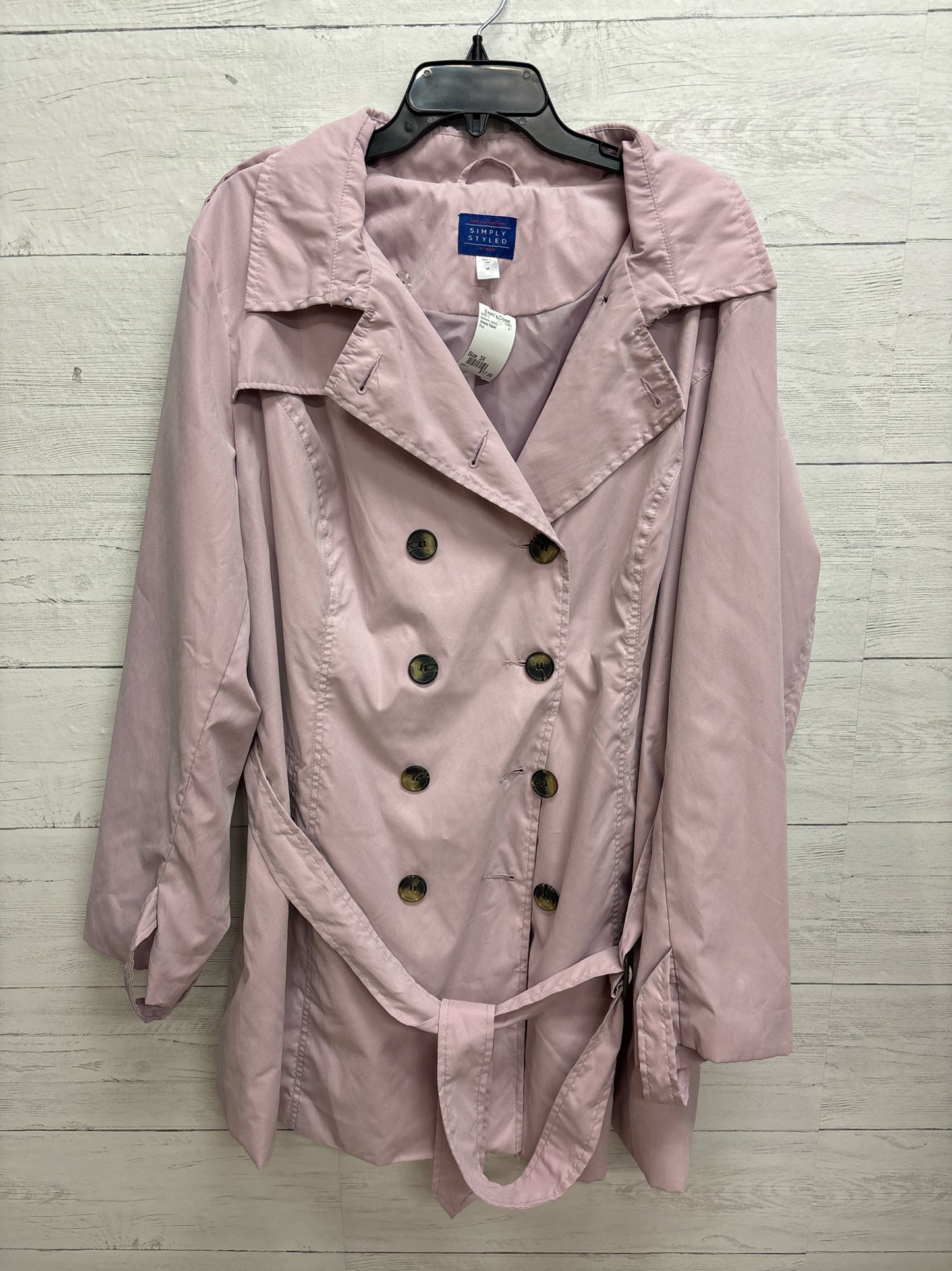 Size 3X Simply Styled Pink Womens Jacket
