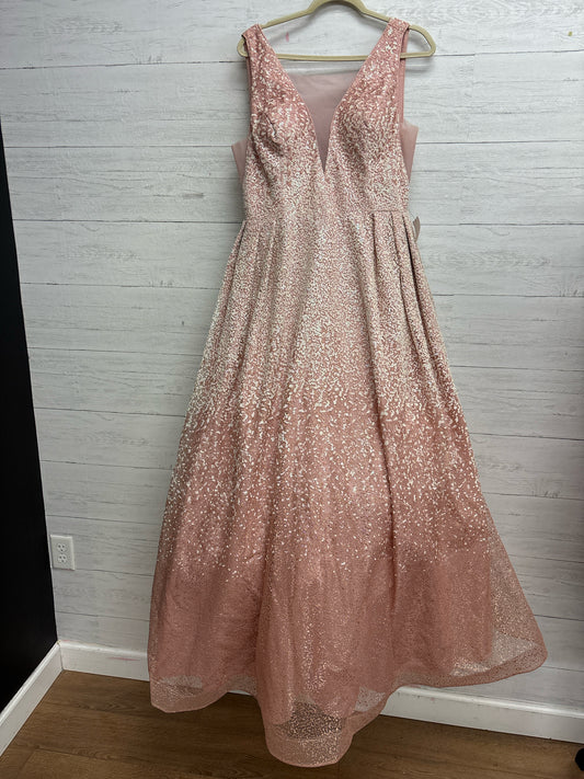 Size XL GTS BY GLORIA Pink Gown