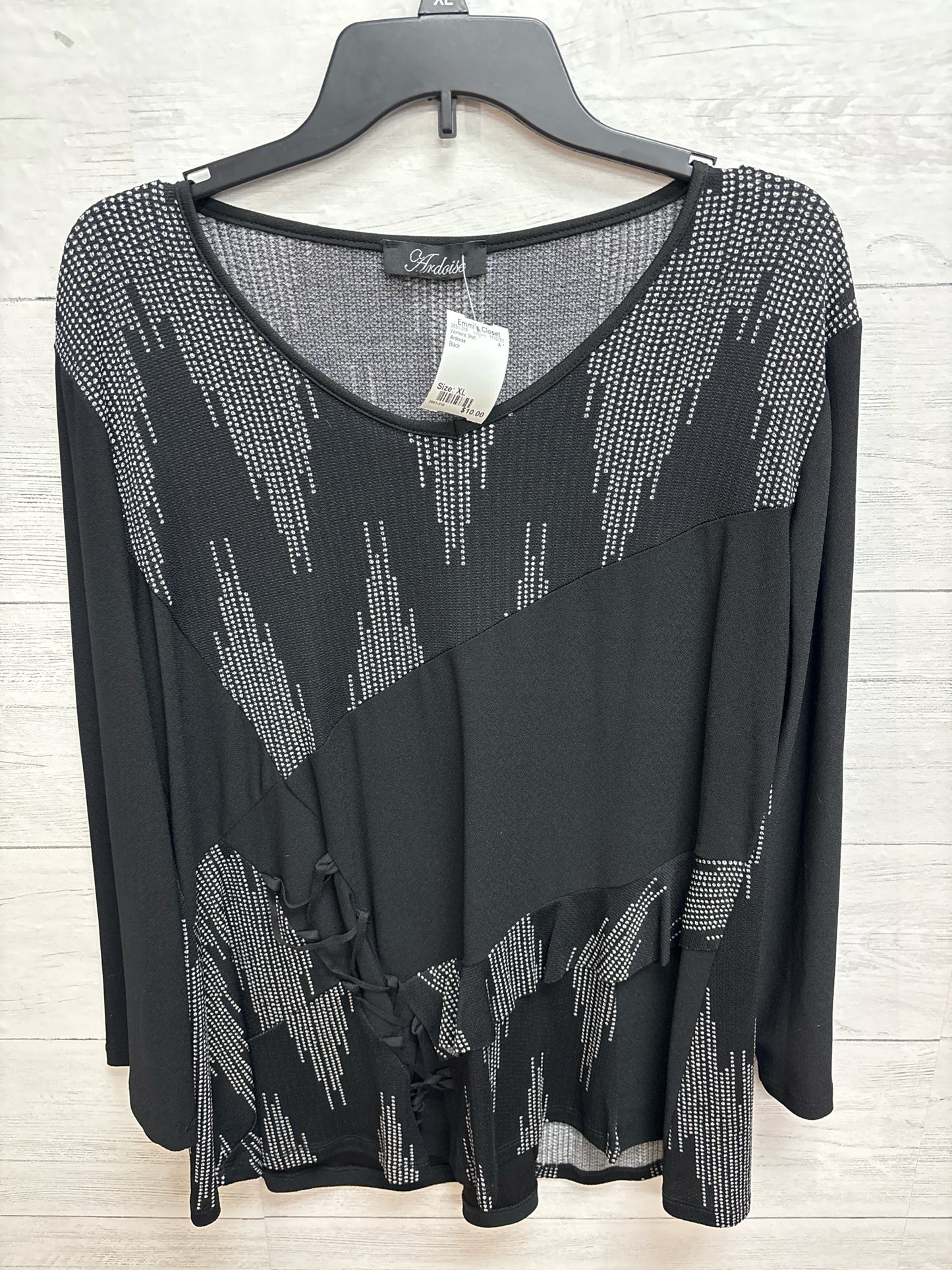 Size XL Ardoise Black Womens Shirt