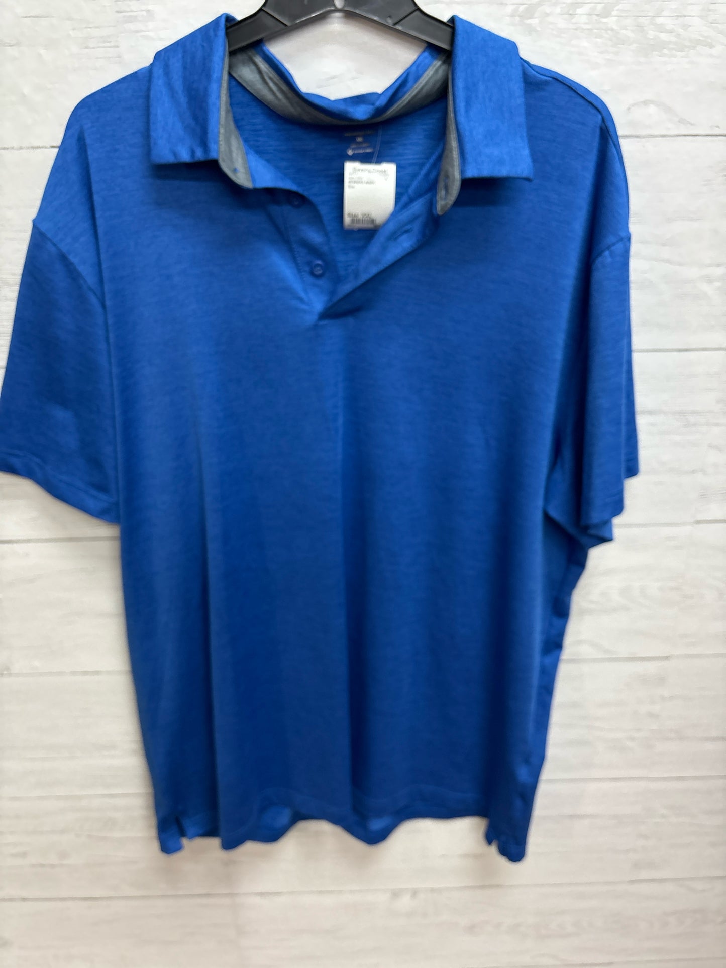 Size XXL MEMBERS MARK Blue Mens Shirt
