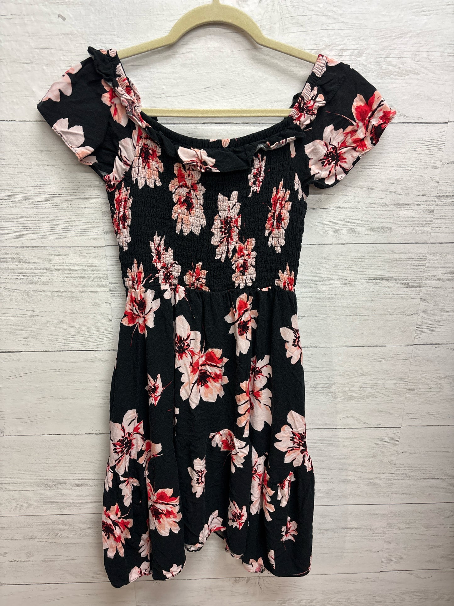 Size M Maurices Black/Pink Dress