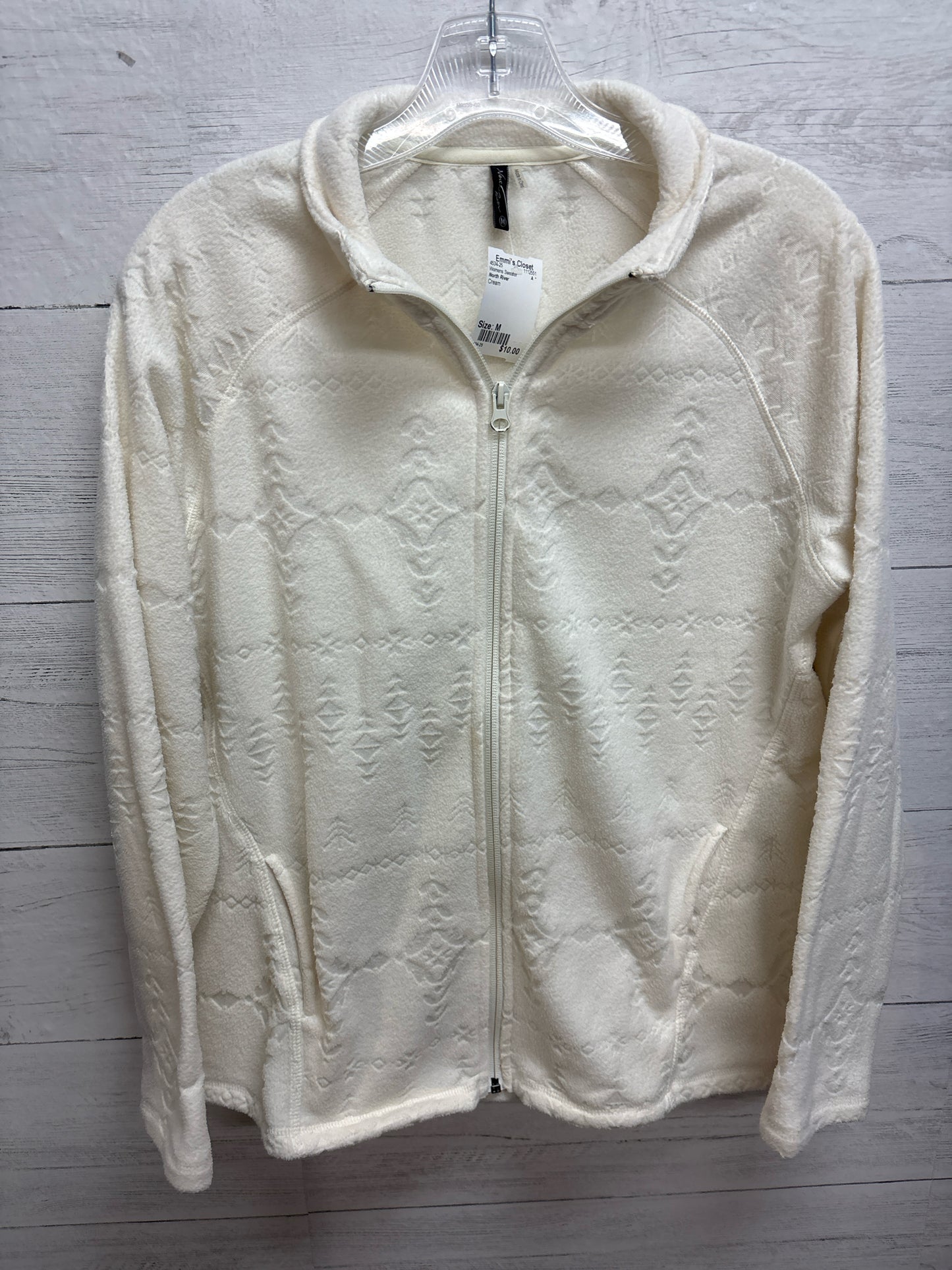 Size M North River Cream Womens Sweater