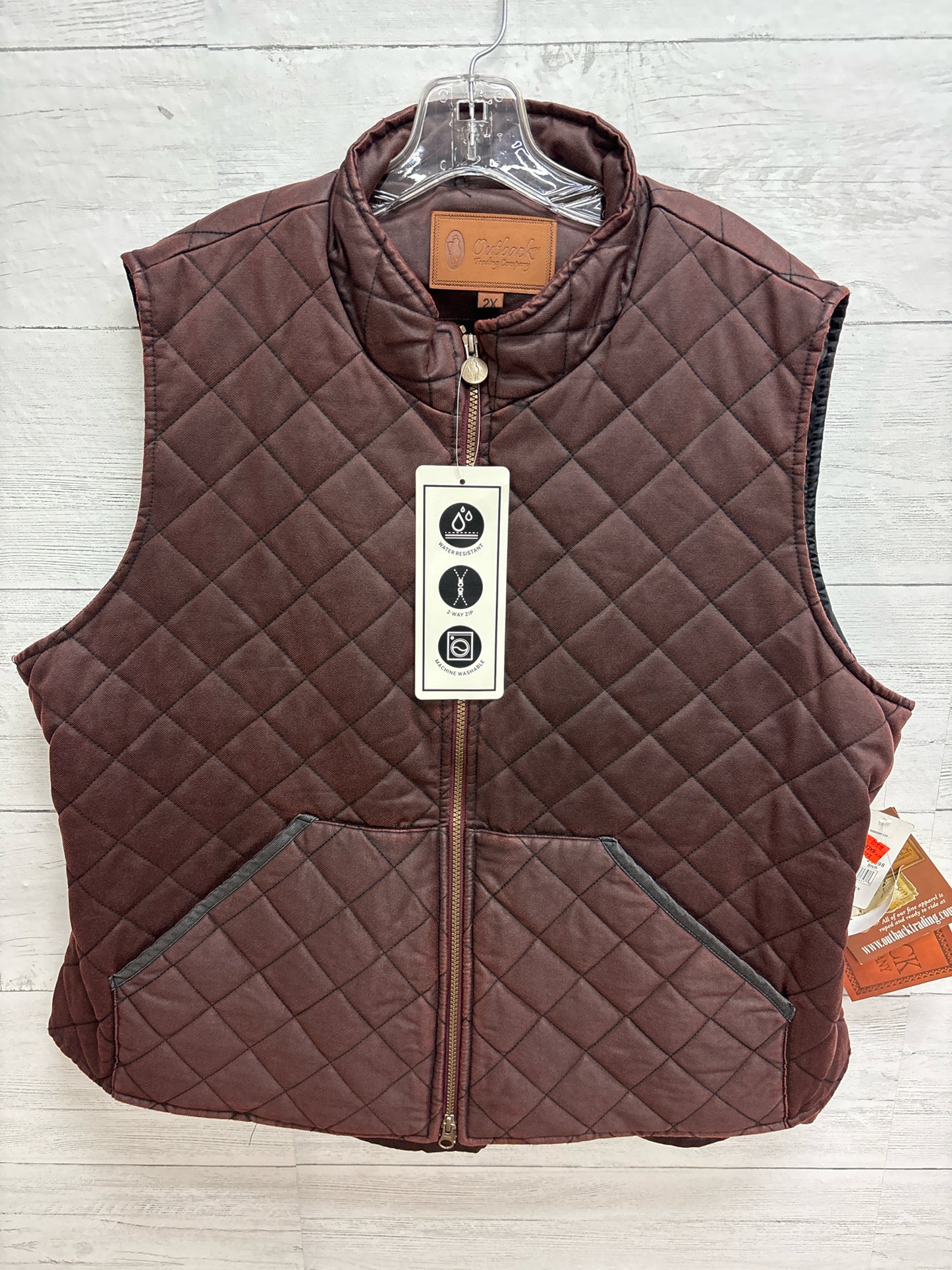 Size XL OUTBACK Brown Womens Vest