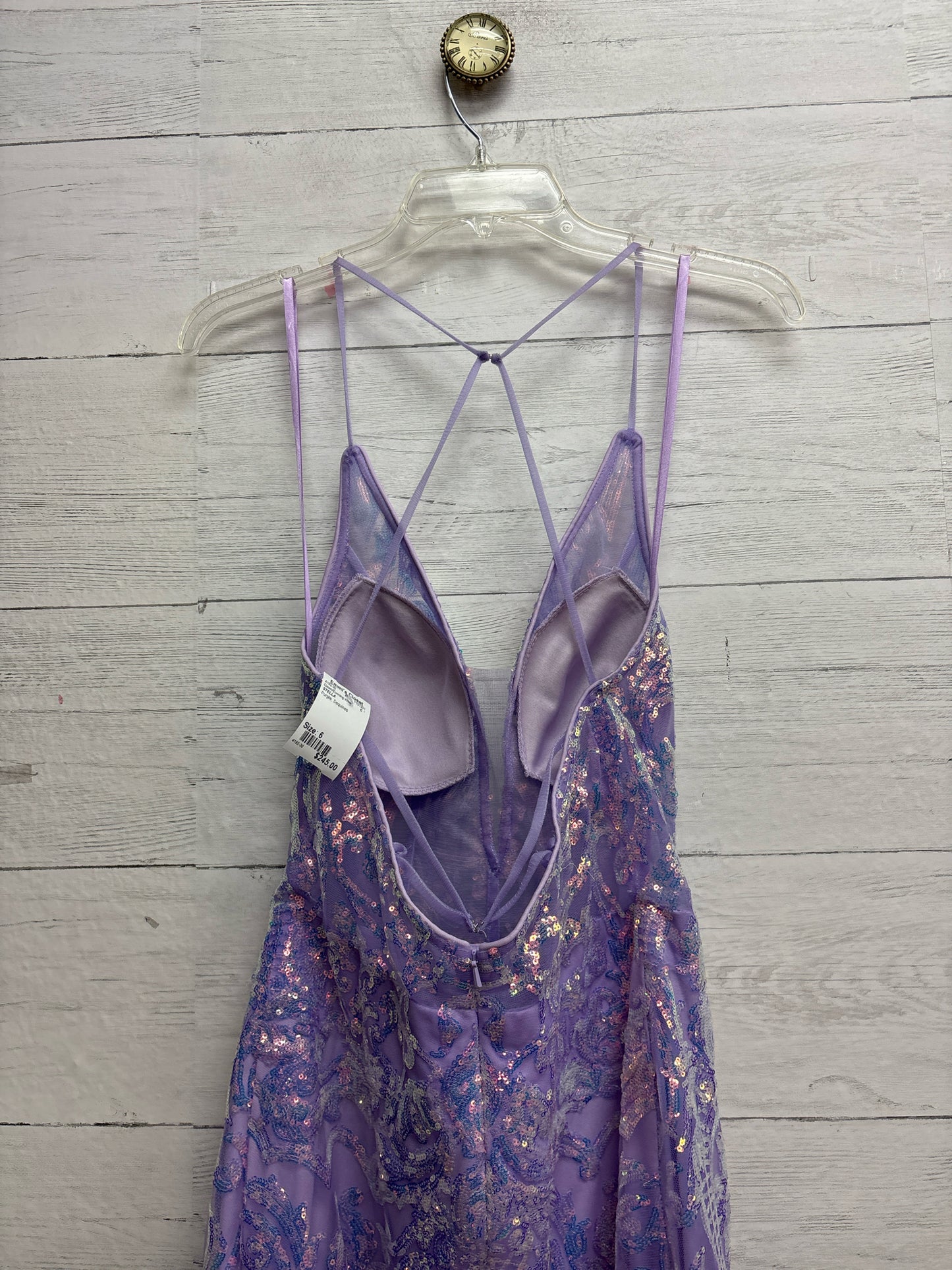 Size 6 STELLA Purple Gown/Evening Wear