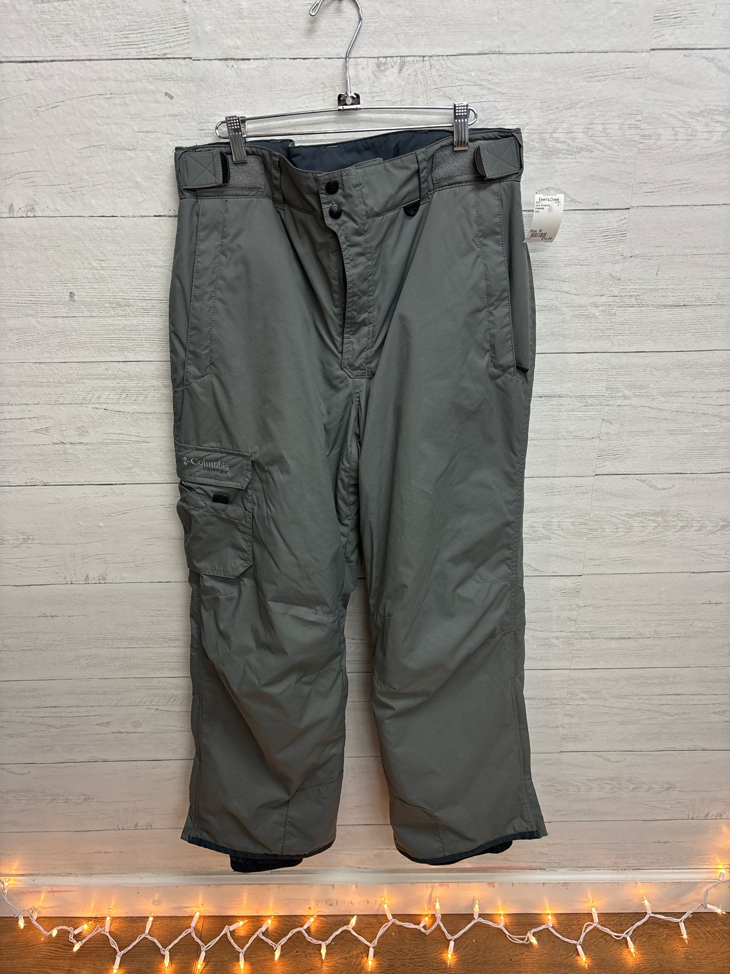 Size M Columbia Grey Mens Snowpants