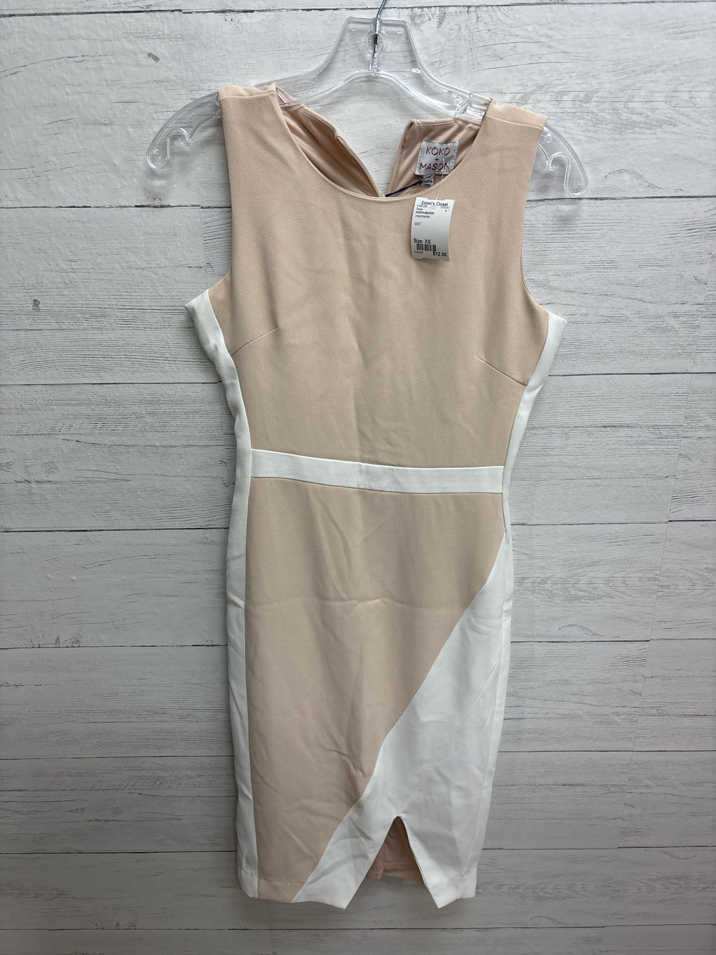Size XS KOKO+MASON cream/white Dress