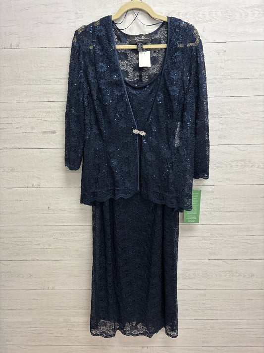 Size 18 R&M Richards Navy Gown