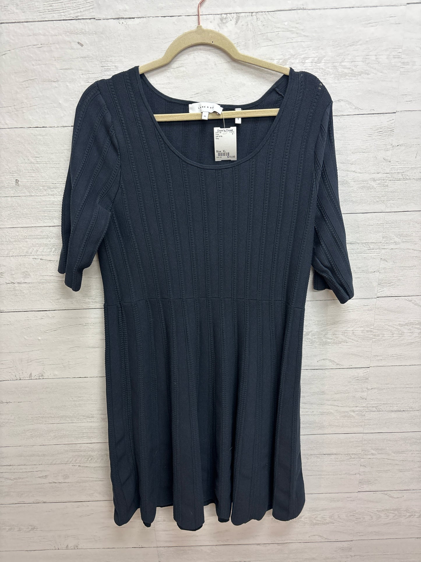 Size XL Lark & Ro Navy Dress
