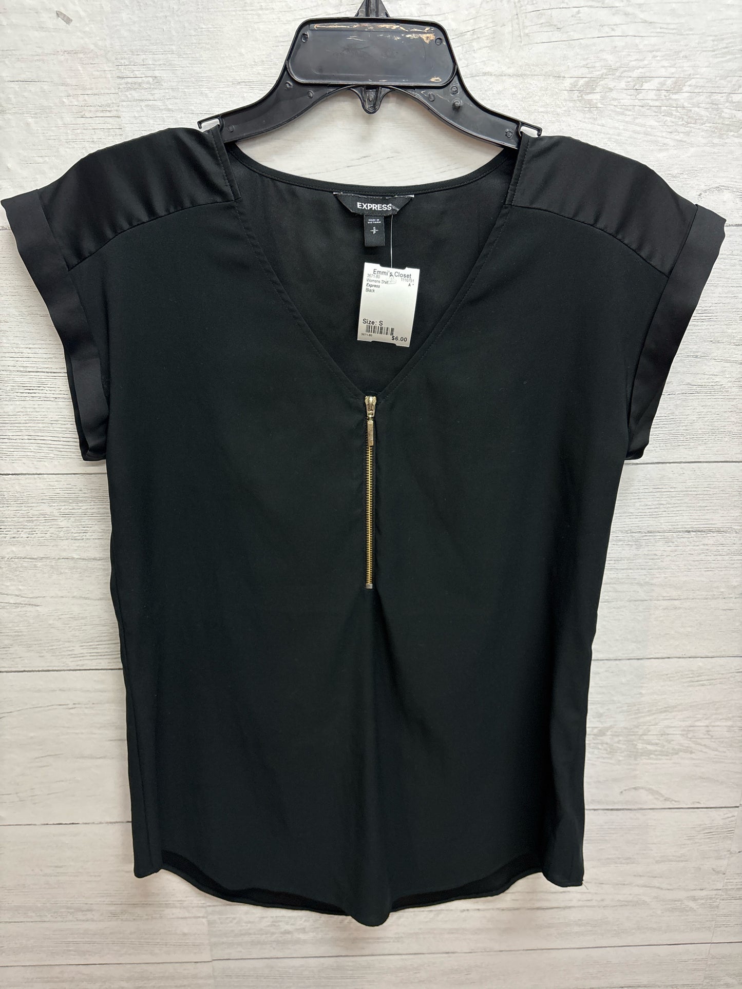 Size S Express Black Womens Shirt