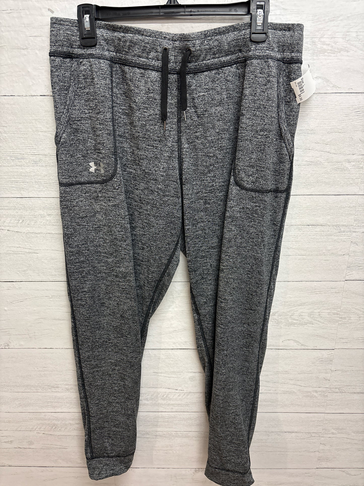 Size L UNDER ARMOR Grey Womens Sweatpants
