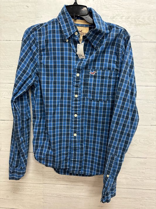 Size M Hollister Blue Mens Shirt