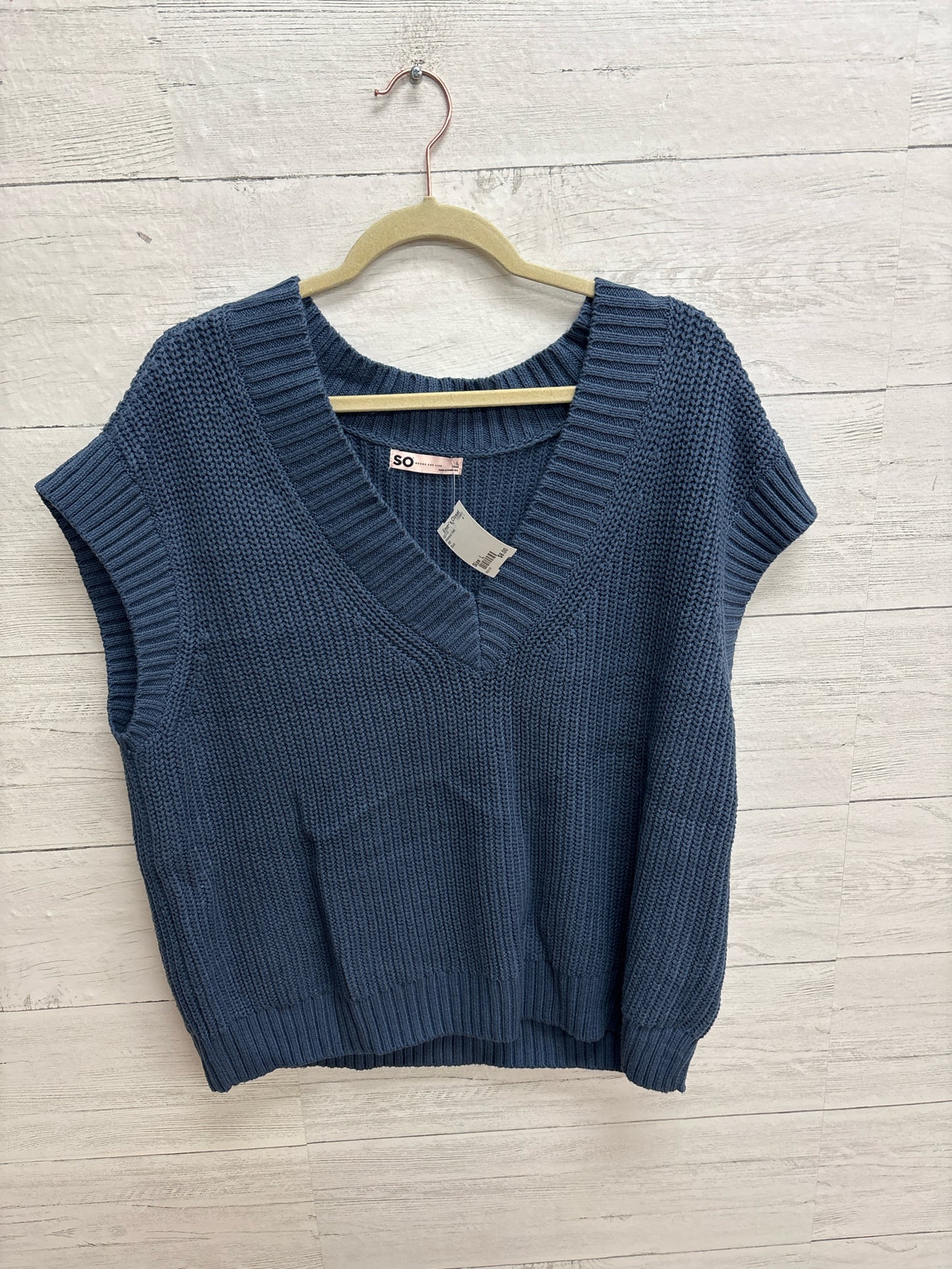 Size L SO Blue Womens Vest