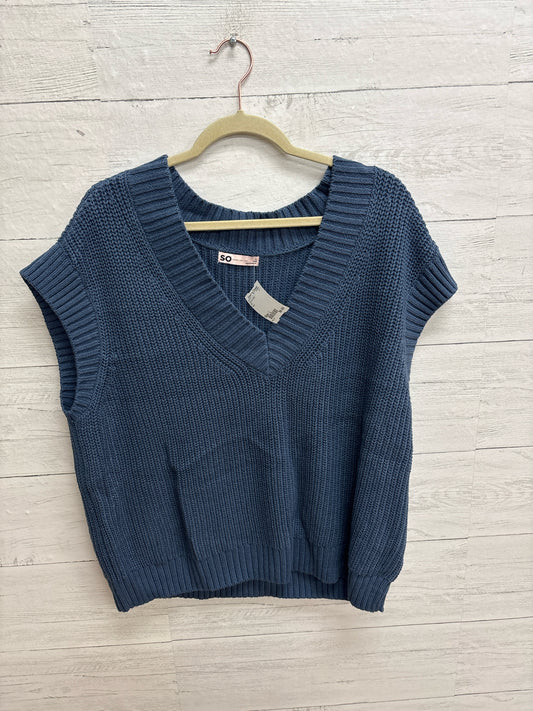 Size L SO Blue Womens Vest