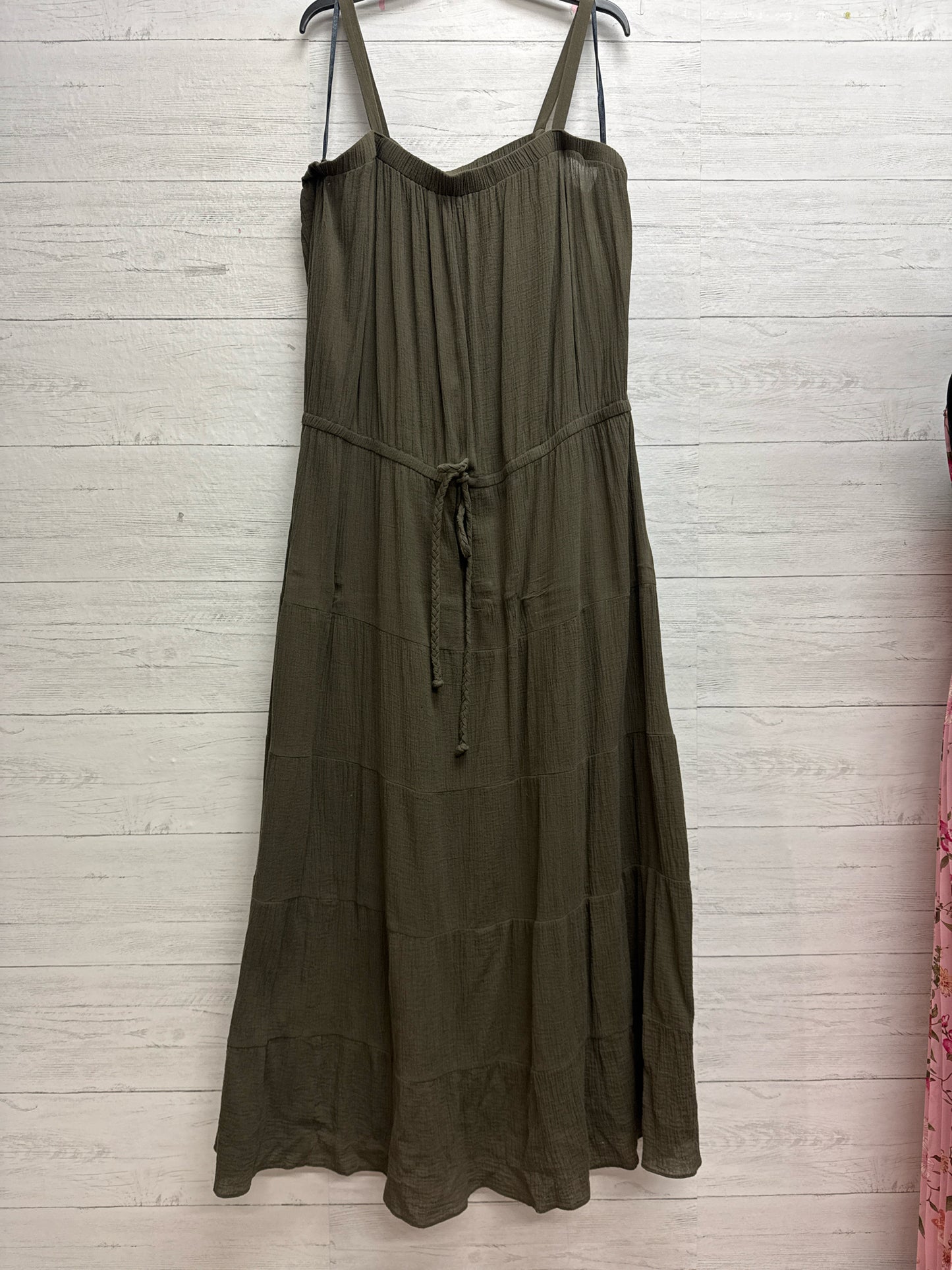 Size 24 Lane Bryant Green Dress