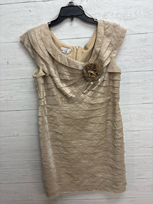 Size 16W London Times Tan Gown
