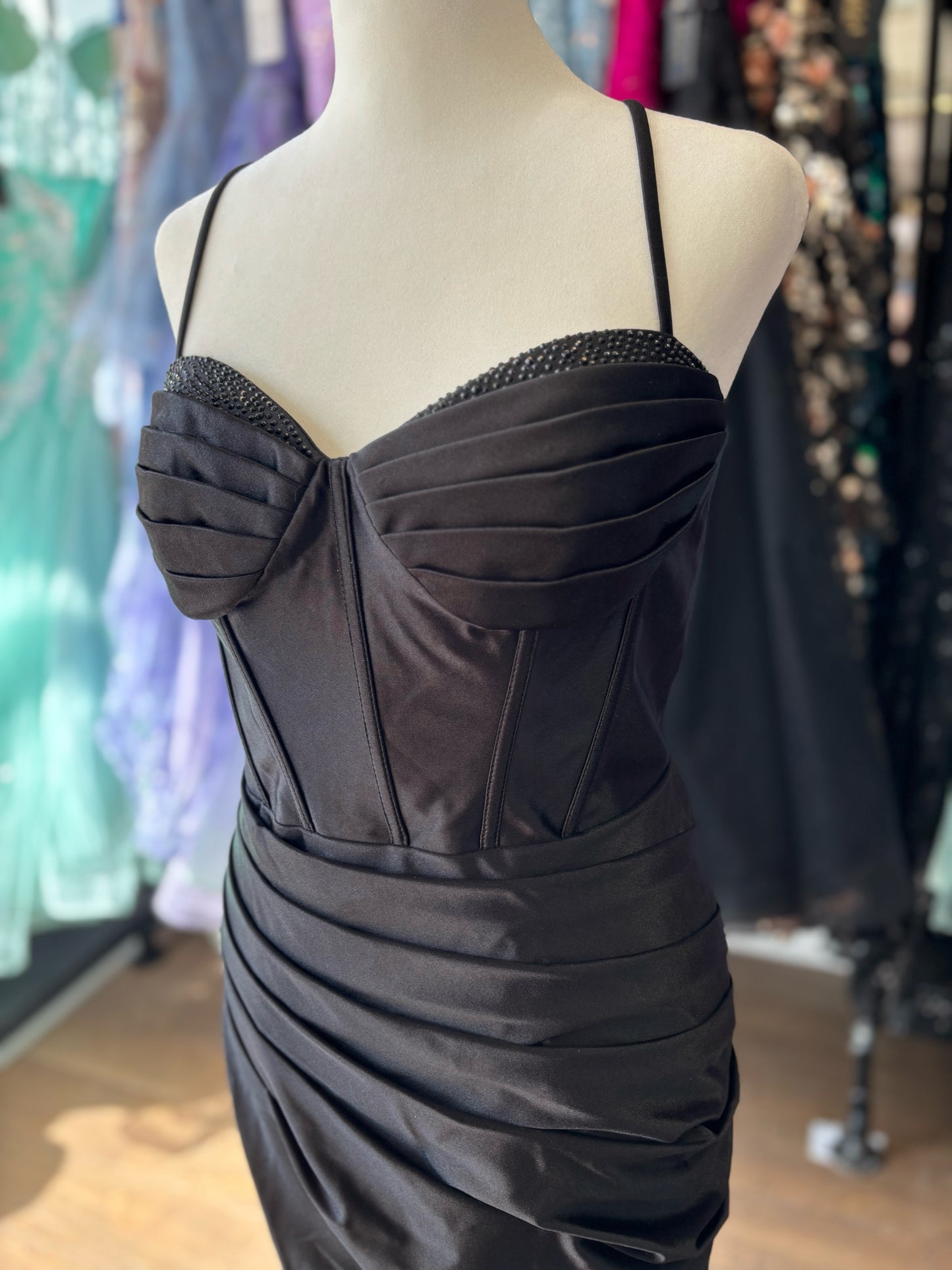Size 8 Emmi's Elegance Black Gown