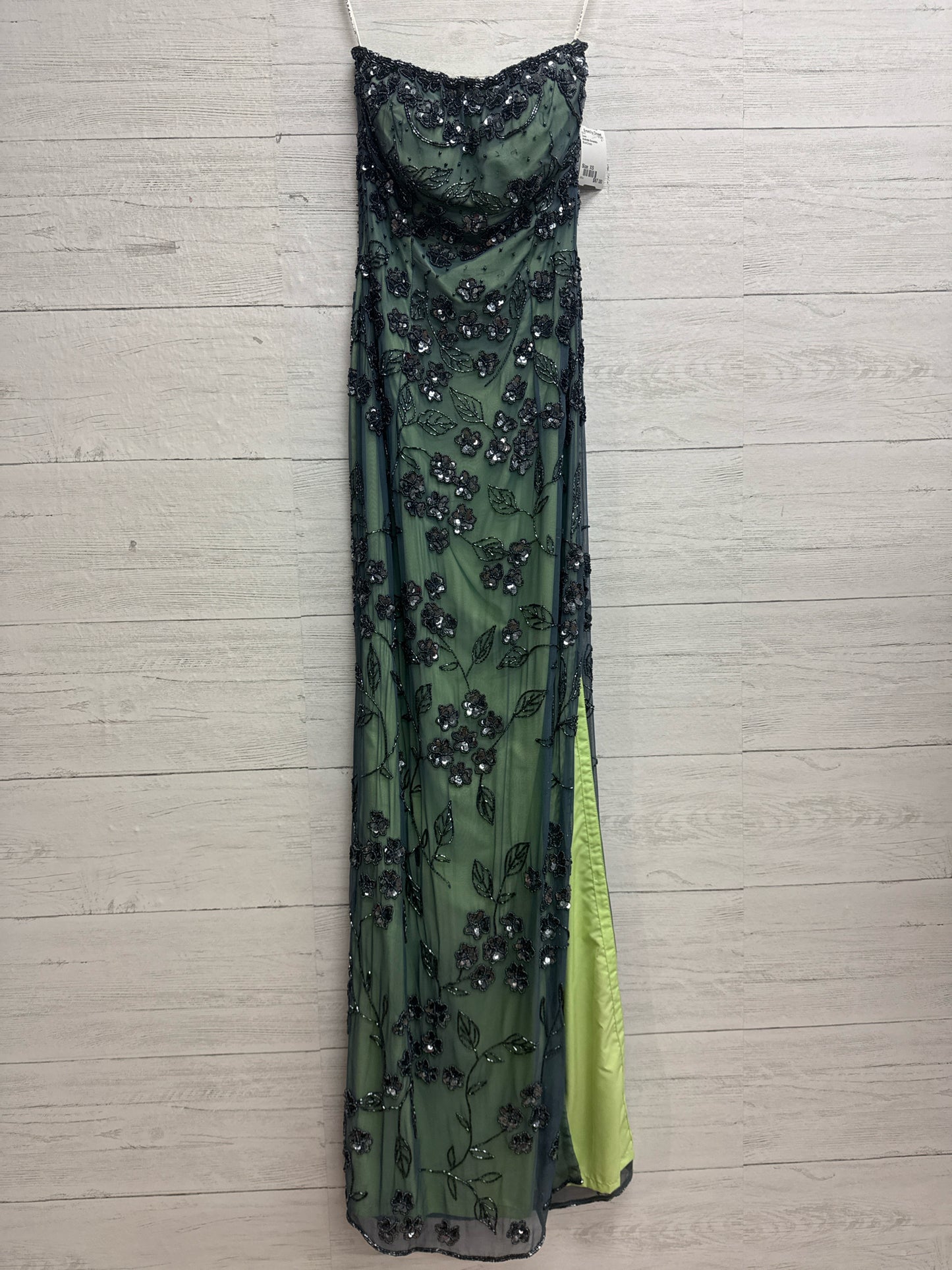 Size XS Andretta Donatello Blue/Green Gown