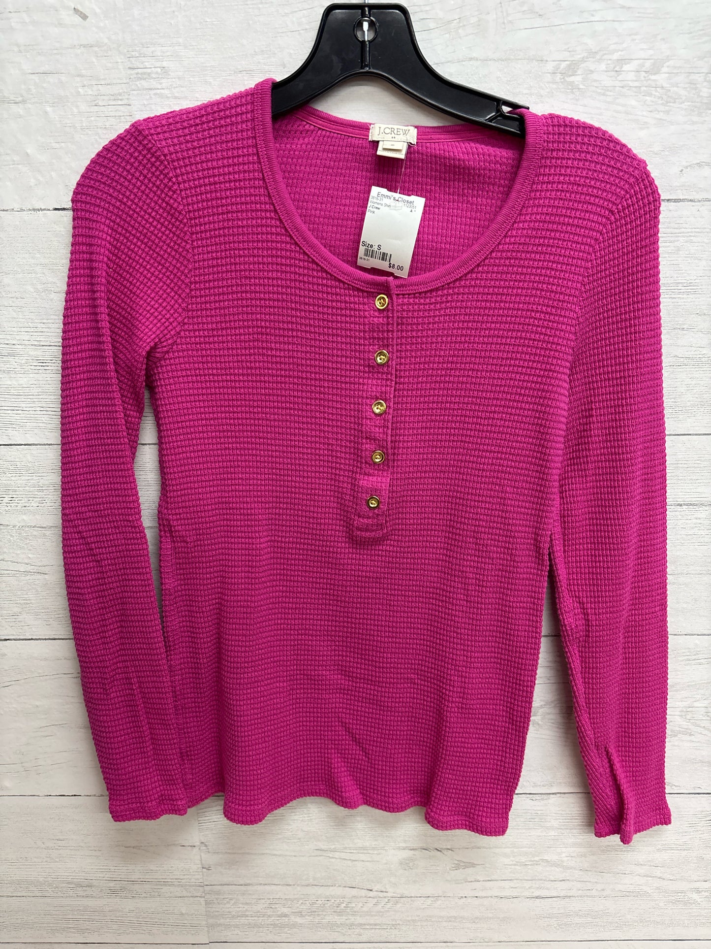 Size S J Crew Pink Womens Shirt