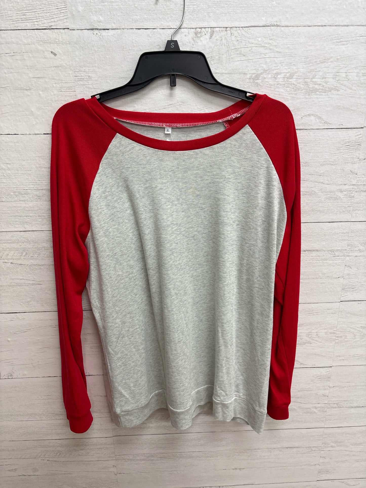 Size XL N/A Grey/Red Womens Shirt