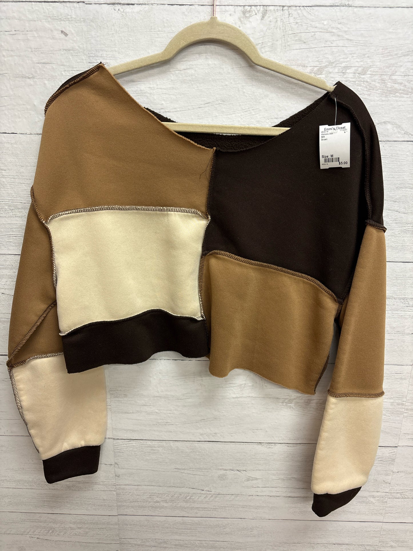 Size M N/A Brown Womens Shirt