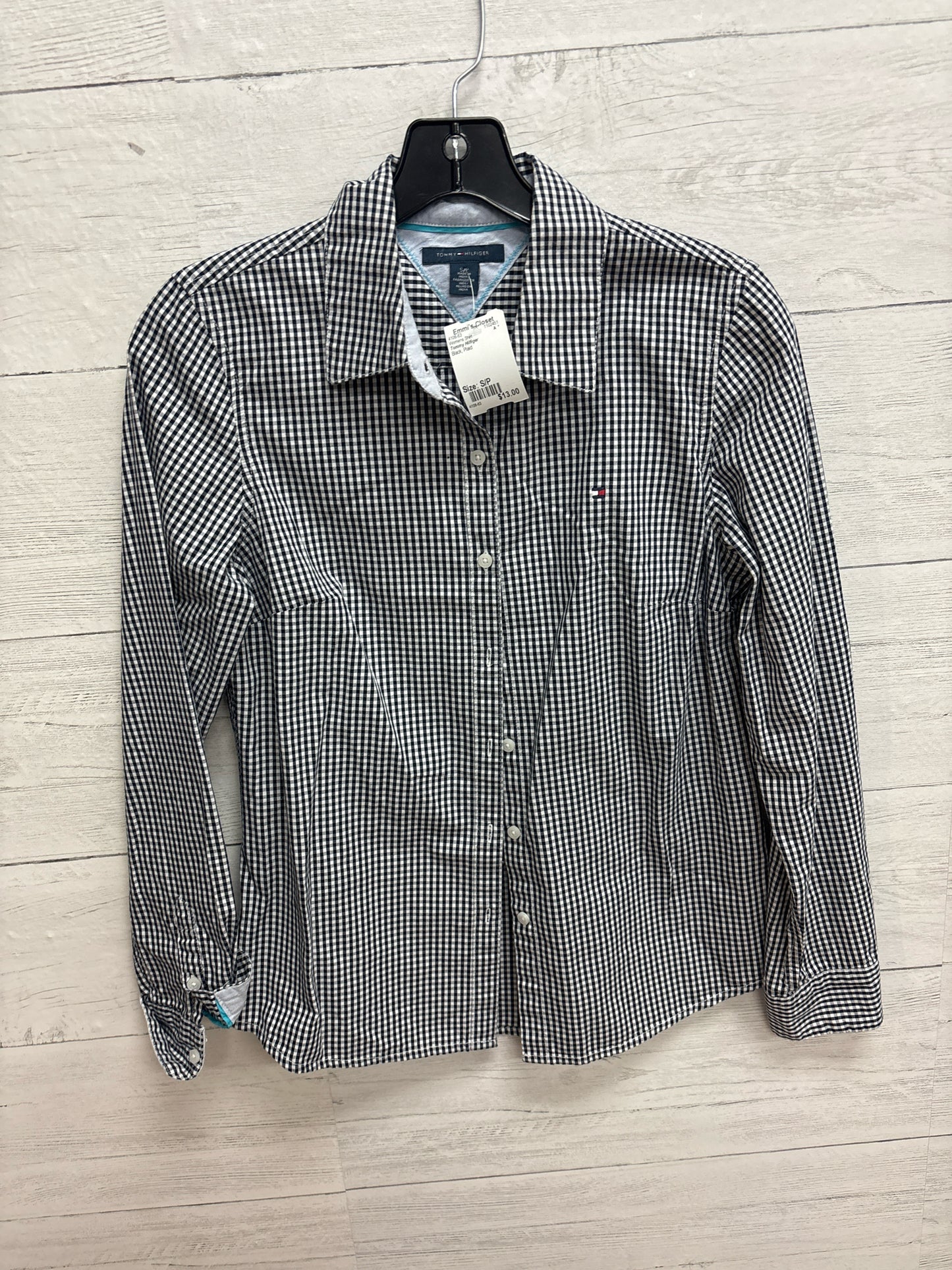 Size S/P Tommy Hilfiger Black Womens Shirt