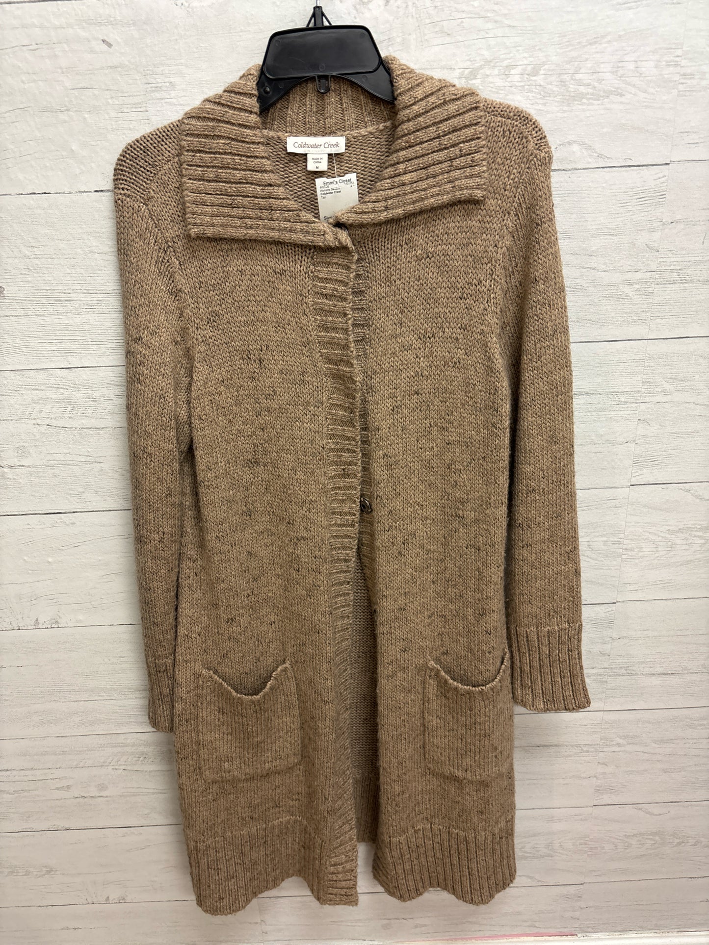 Size M Coldwater Creek Tan Womens Sweater