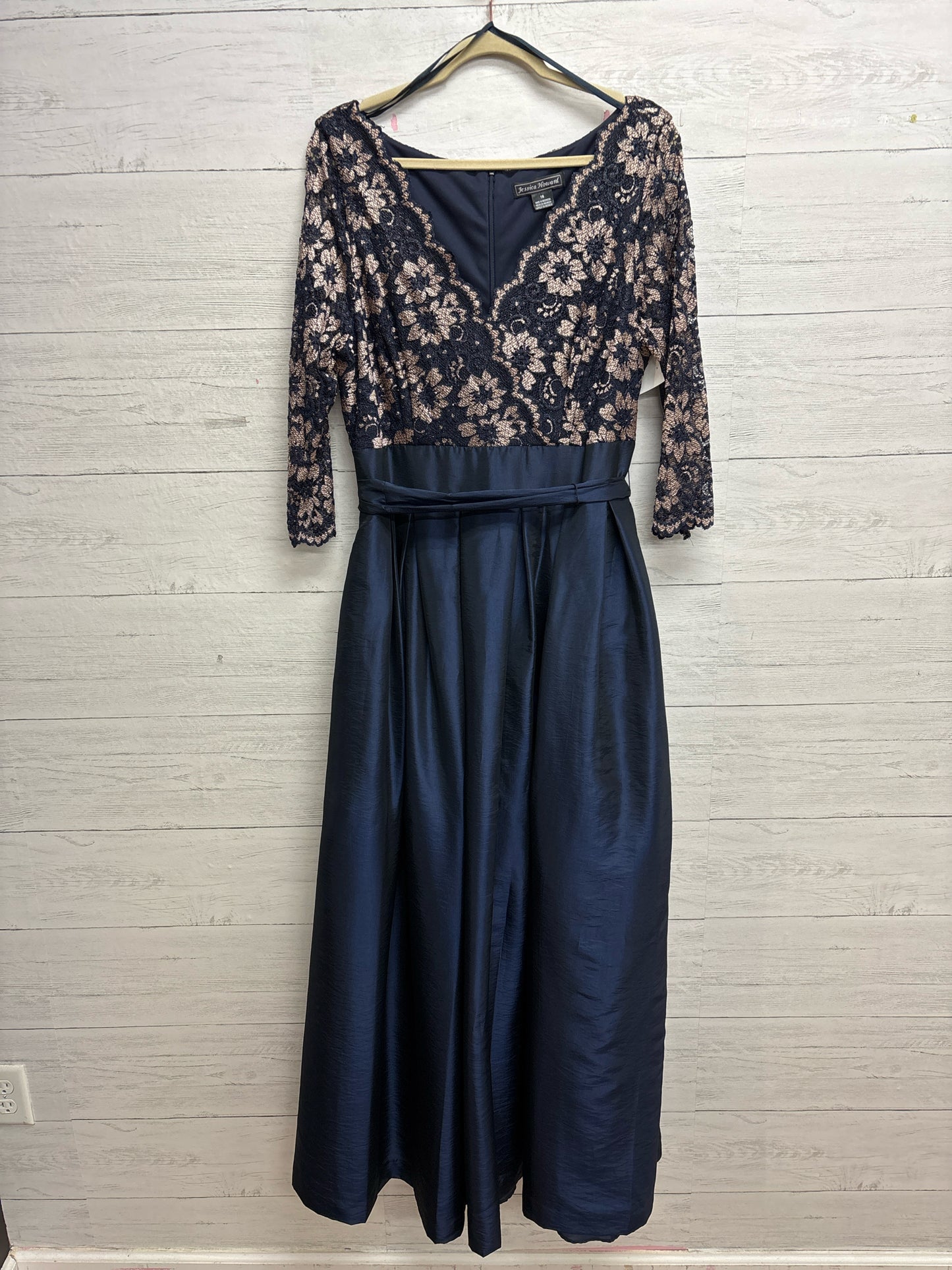 Size 16 Jessica Howard Navy Gown