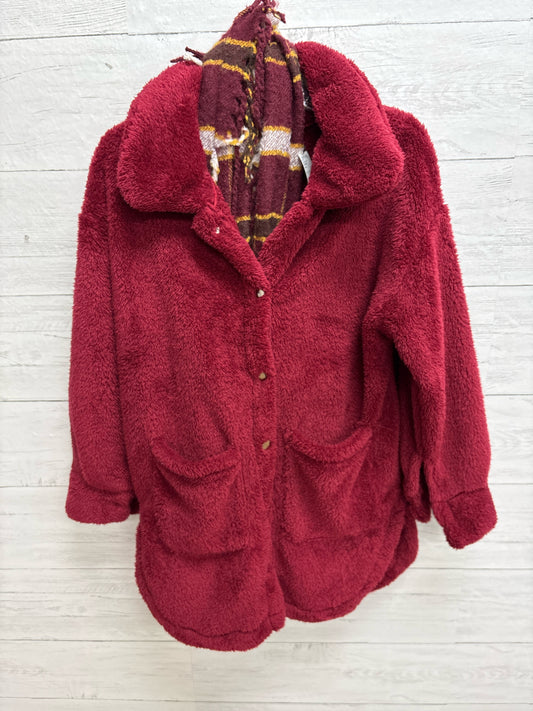 Size M BE CHIMEE maroon Womens Jacket