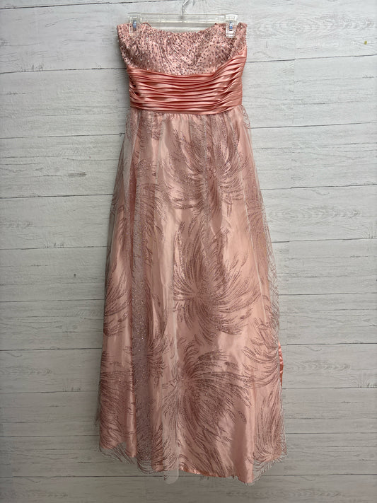 Size 11/12 deb Peach Gown