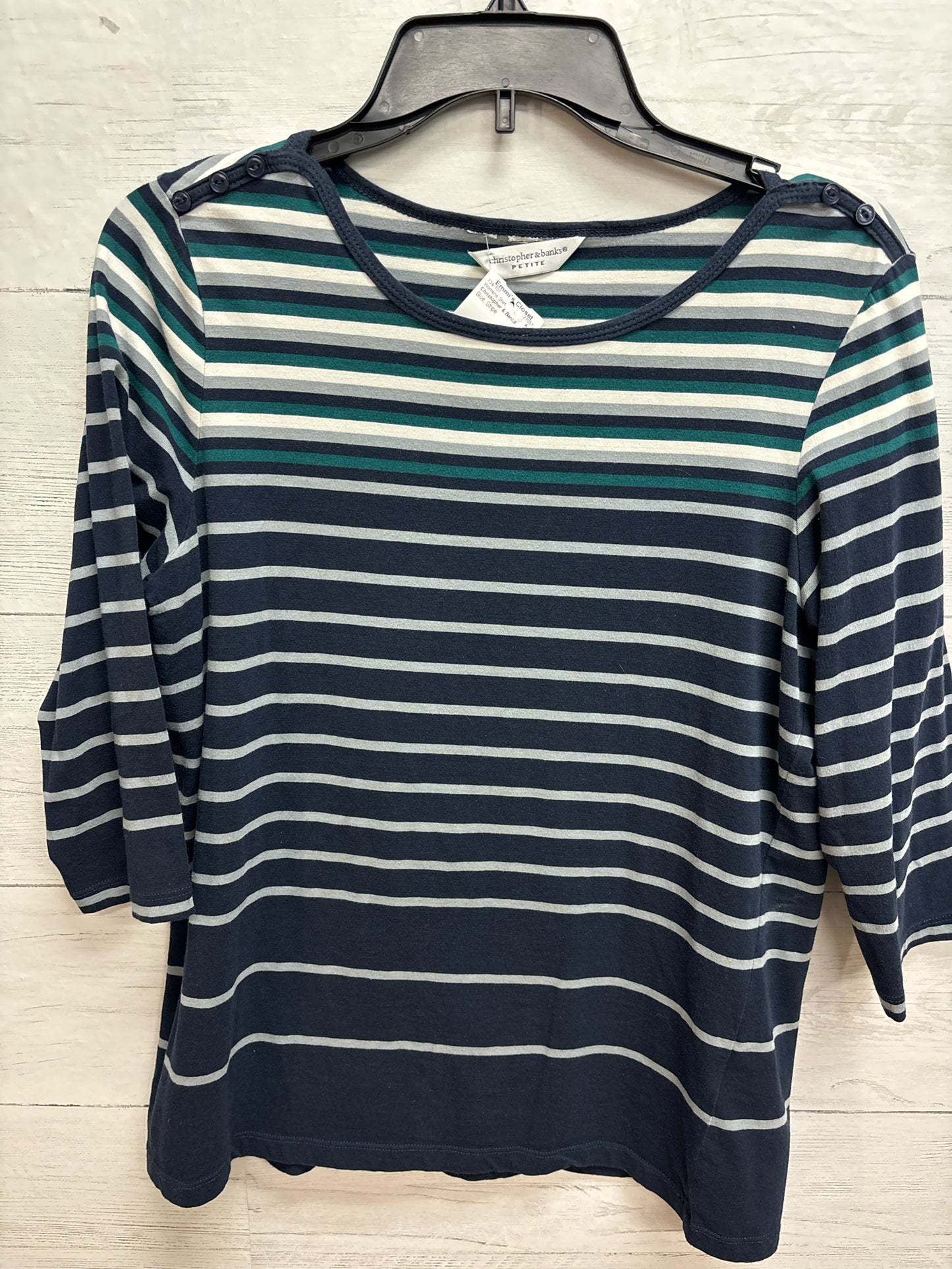 Size M Christopher & Banks Blue Womens Shirt