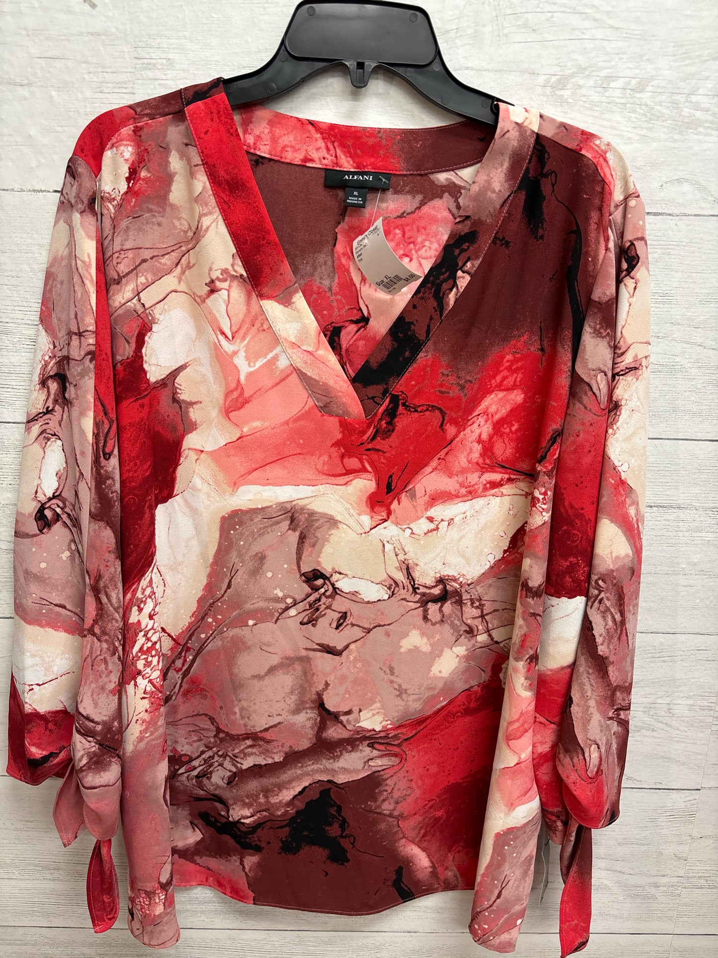 Size XL Alfani Pink Womens Shirt