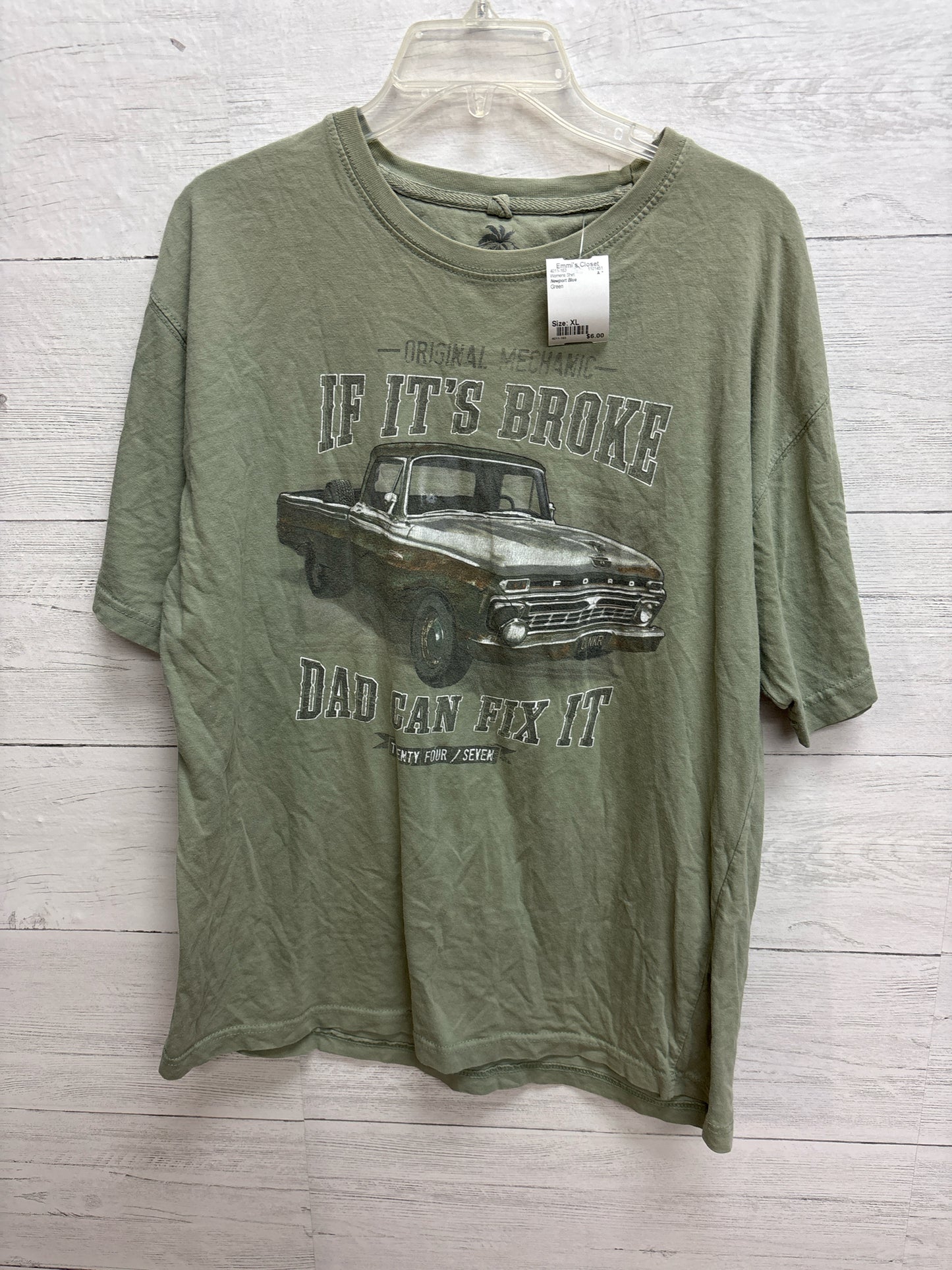 Size XL Newport Blue Green Womens Shirt