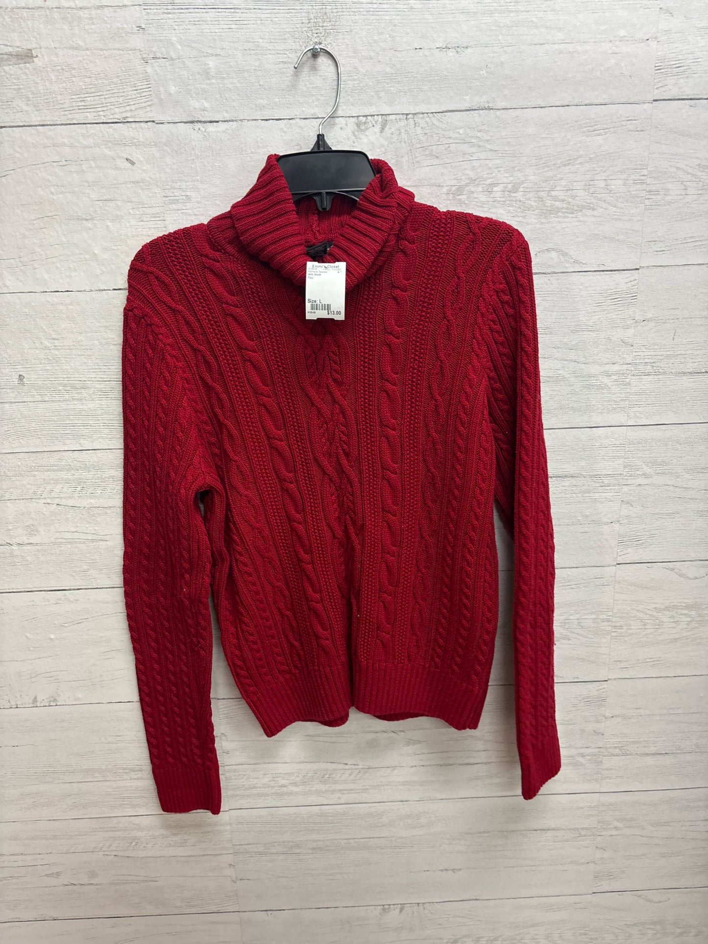 Size L Willi Smith Red Womens Sweater