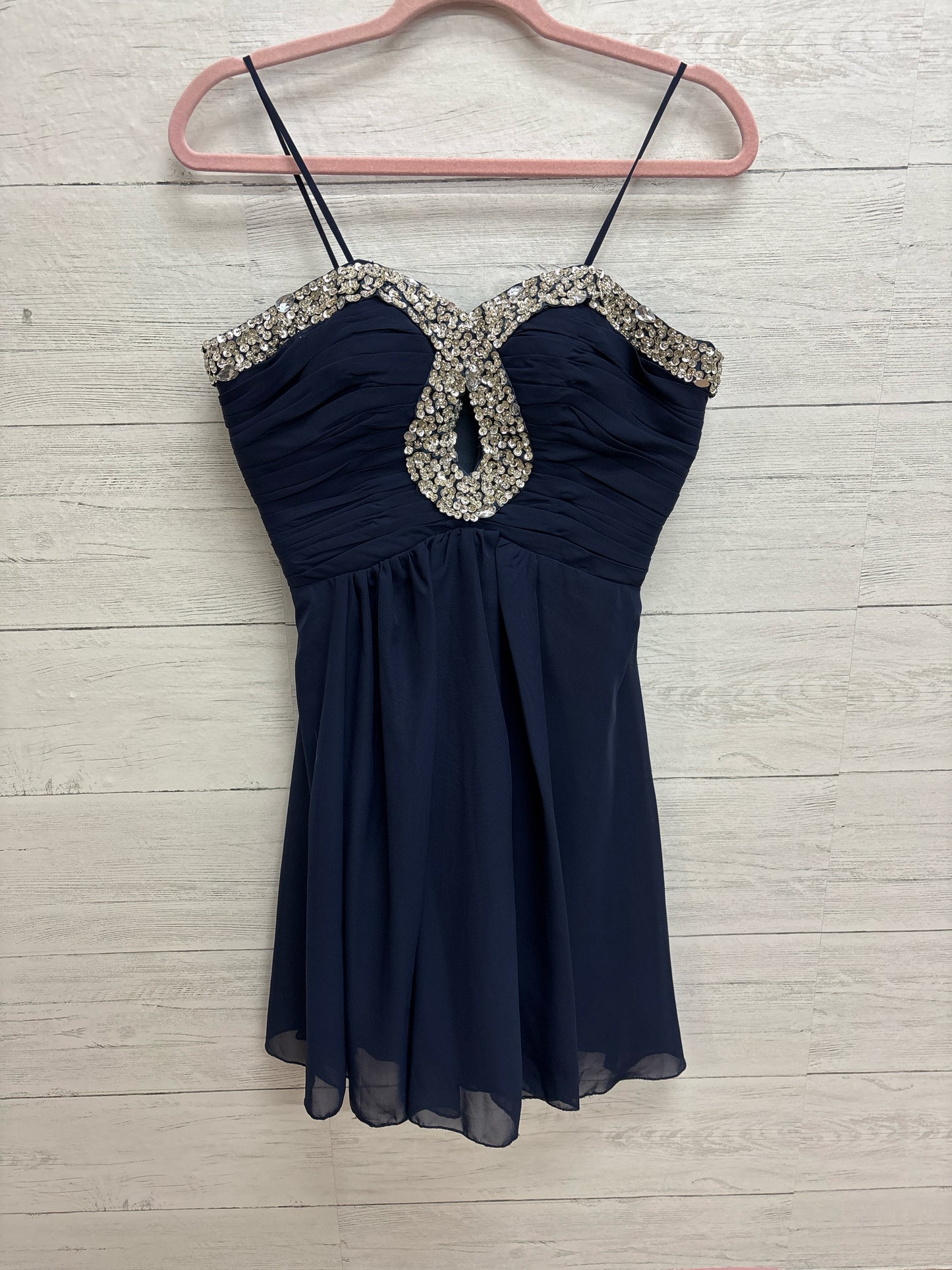 Size 8 Grace & Karin Navy Gown