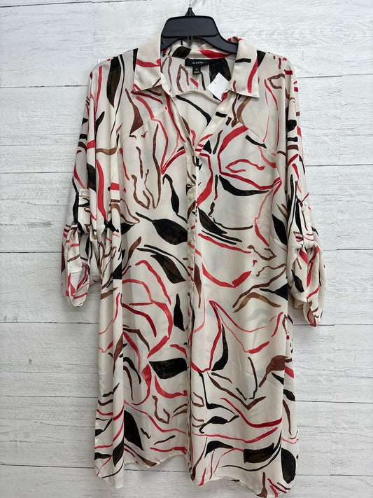 Size XXL Alfani White/red Dress