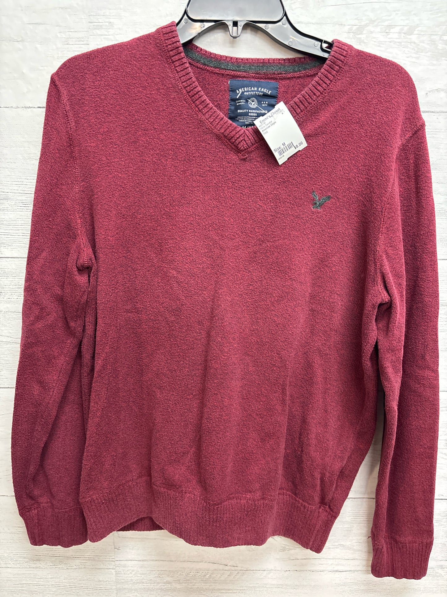 Size M American Eagle Red Mens Sweater