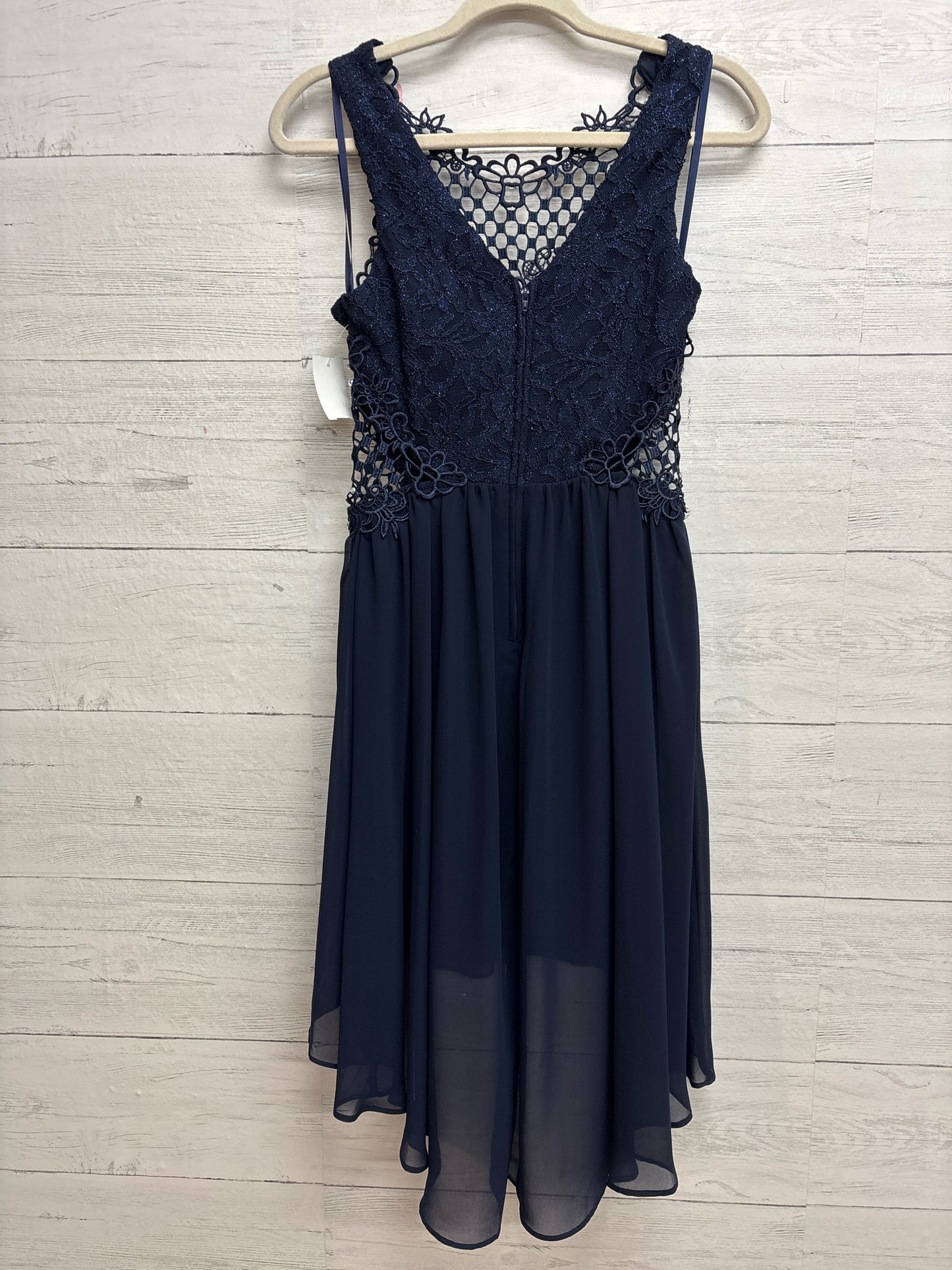 Size 5 City Studio Navy Gown