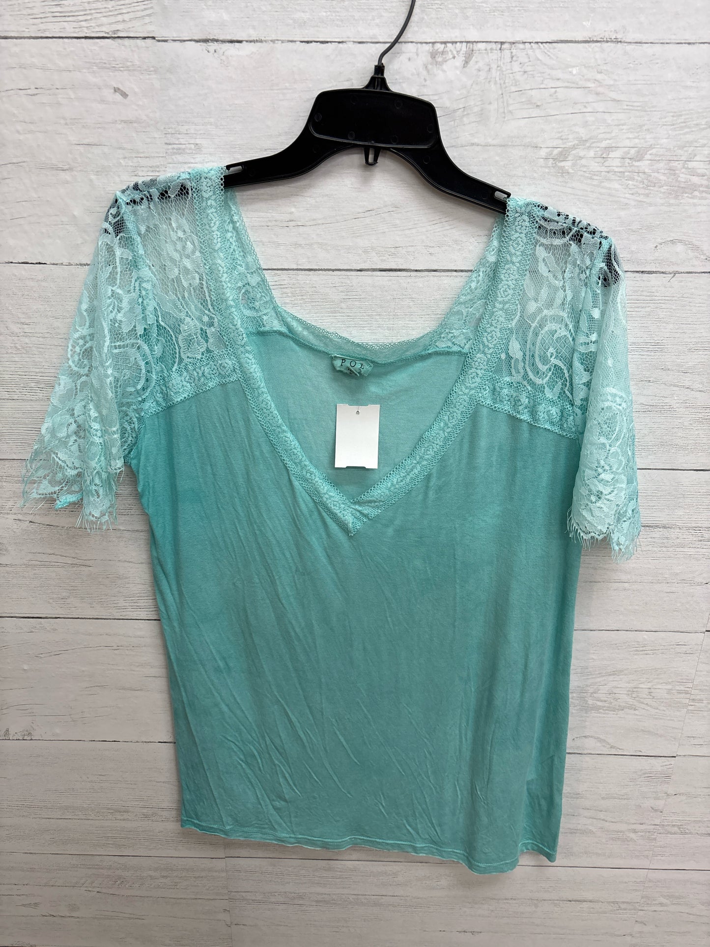 Size L POL Aqua Shirt
