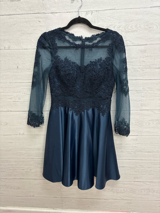 Size 4 JJ's House Navy Gown