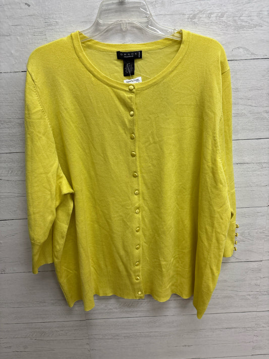 Size 3X Grace Yellow Sweater