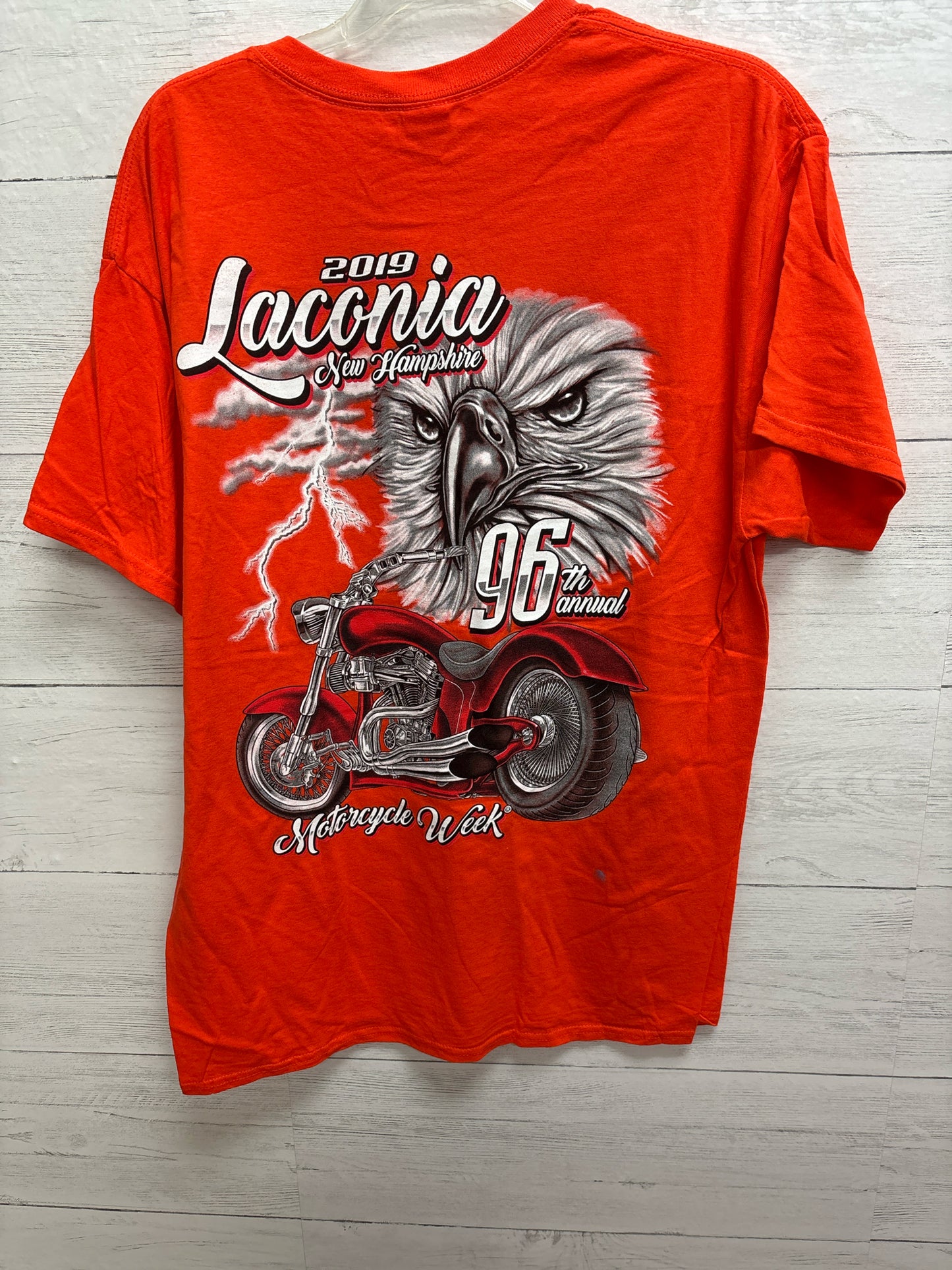 Size L Gildan Orange Mens Shirt