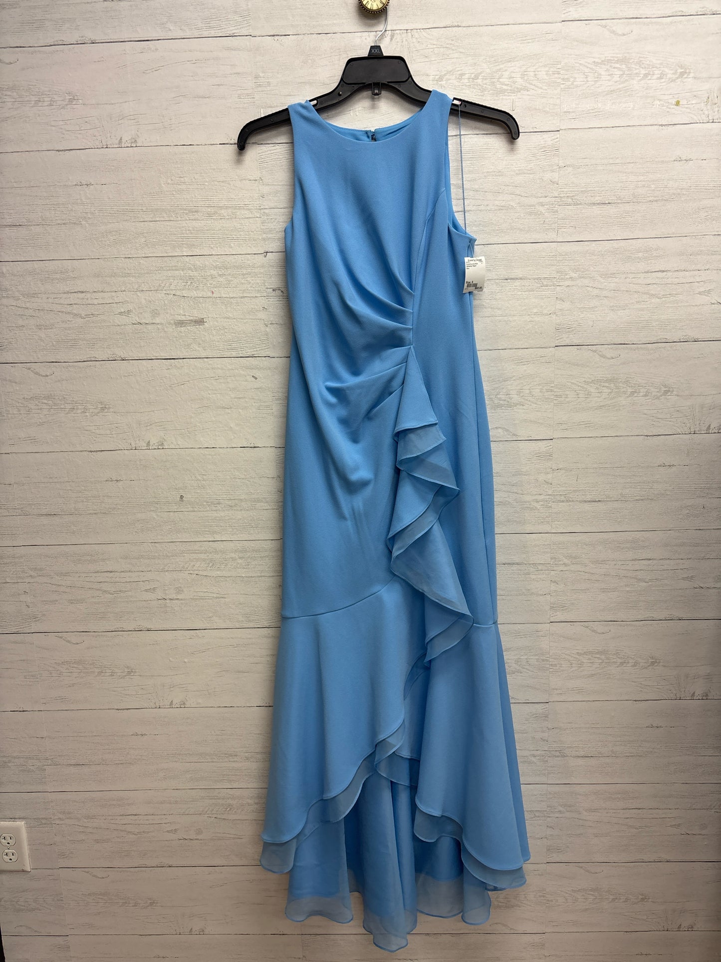Size 8 Adrianna Papell Blue Gown/Evening Wear