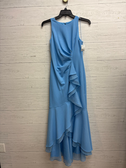 Size 8 Adrianna Papell Blue Gown/Evening Wear