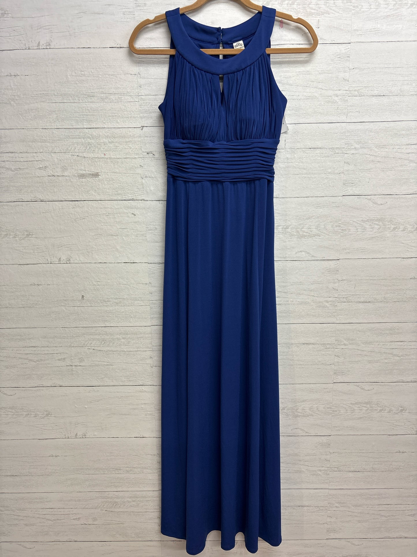 Size 4 Sangria Blue Gown