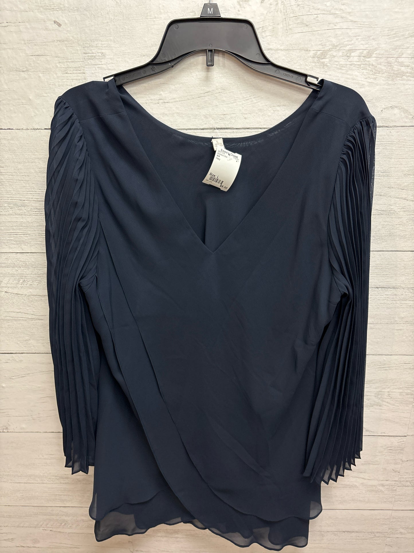 Size L N/A Navy Womens Shirt