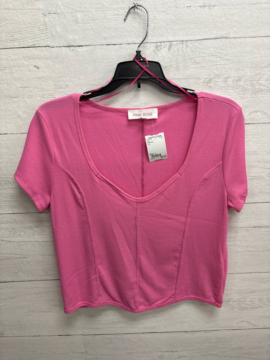 Size L Pink Rose Pink Shirt