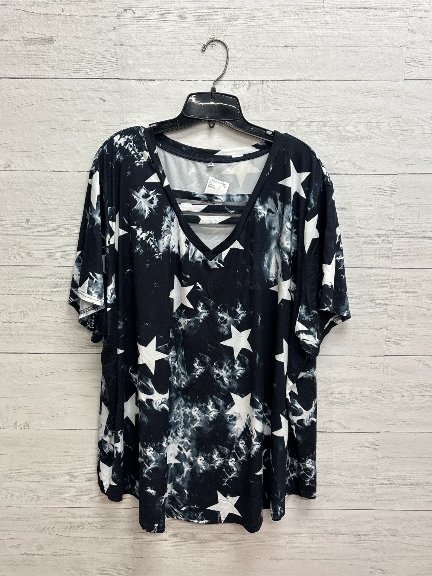 Size 5X TFSDOD Black/White Shirt