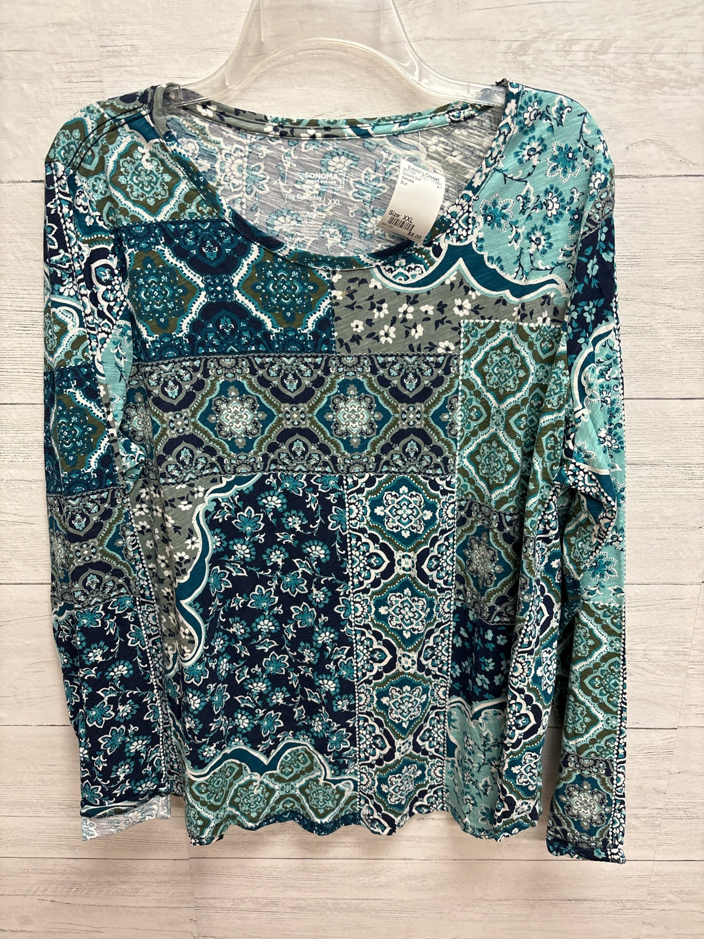 Size XXL Sonoma Blue Womens Shirt