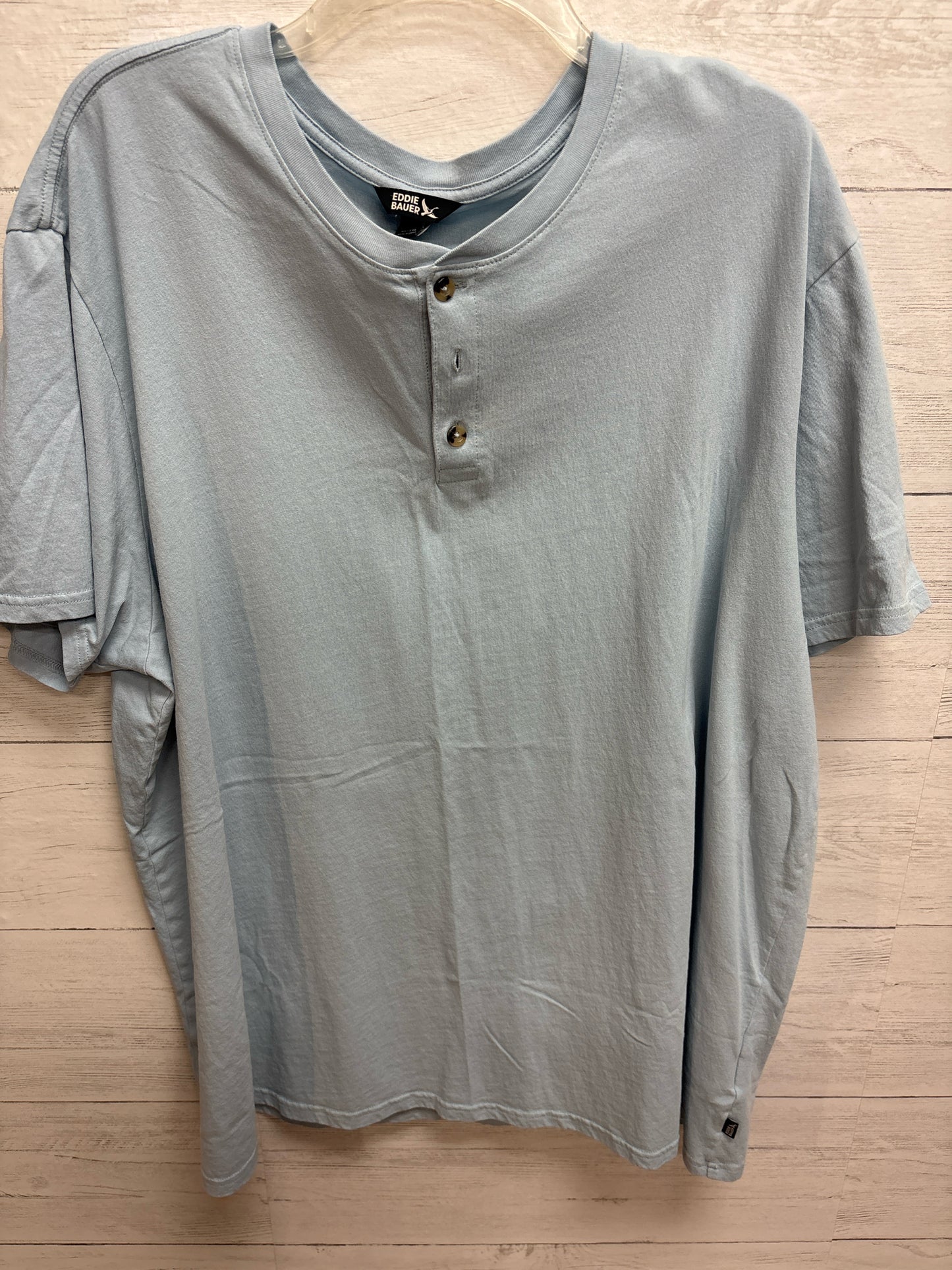 Size XXL Eddie Bauer Blue Mens Shirt