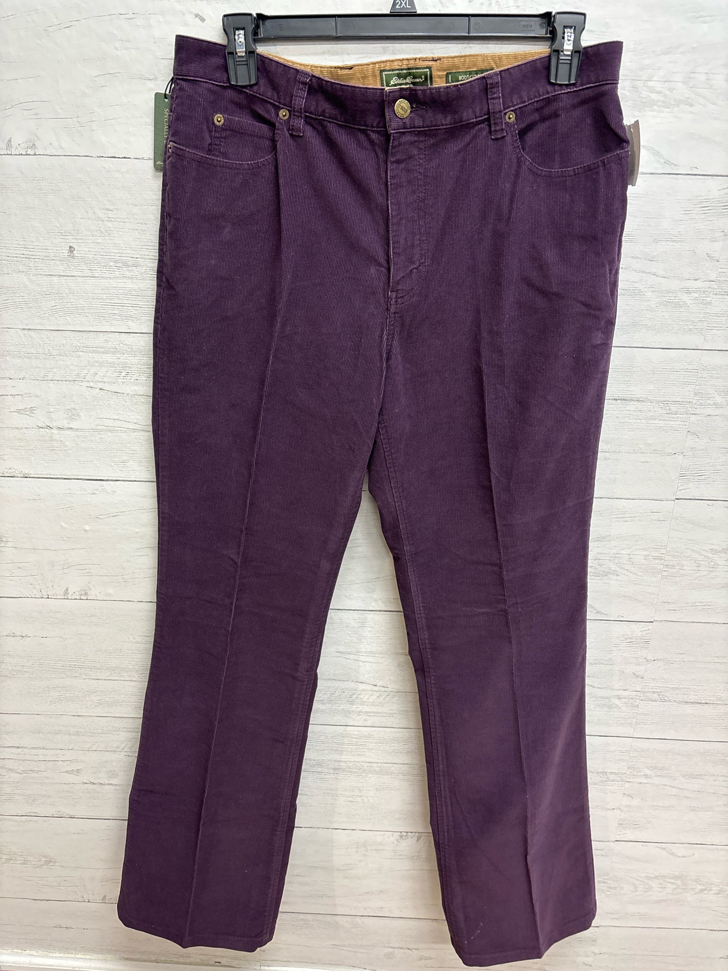 Size 14 Eddie Bauer Purple Womens Pants